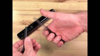 Uncaptured guide rod installation thumb technique [upl. by Carrick]