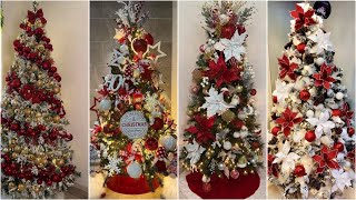 DECORACIÓN NAVIDAD 2024 🎄DECORACIONES NAVIDEÑAS ❄️ TENDENCIAS ❄️ ÁRBOLES DECORADOS 🎄 [upl. by Eedrahs]