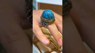 Shajari feroza stone iran shorts turquoise gems iranian jewellerycollection [upl. by Masterson957]