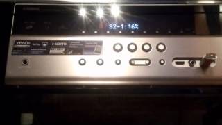 Yamaha RX V673 Firmware Update Tutorial time lapse DSRocker [upl. by Haimrej]