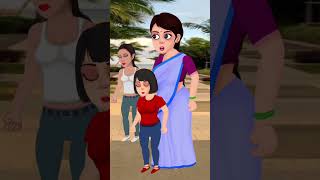 Amara aur Himanshi ke bich hua competition race anayakhandal  trending  moral toons  video 😱 [upl. by Dinerman503]