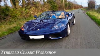 Barn Find to Glory Remarkable Resurrection  My Ferrari 360 Spider  Tyrrells Classic Workshop [upl. by Atwekk]