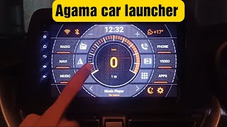 Download amp Install Agama car launcher in any android car stereo  Free download agama car launcher [upl. by Yatnod]