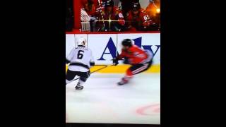 Muzzin Hard hit Kings vs Blackhawks game 5 52814 [upl. by Amoeji]