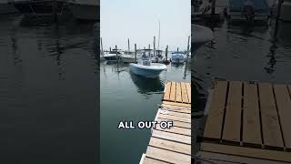 Bridge Marina Boat Docking Tip Be Decisive in Your Steering PART 1 boat shorts [upl. by Briney]