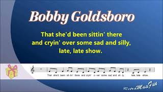 Bobby Goldsboro  Honey  Karaoke [upl. by Nnahteb493]