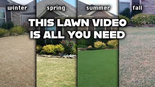 A Beginners Yearly Lawn Care Guide to Improving or Maintaining a Beautiful Green Bermudagrass Lawn [upl. by Anoid]