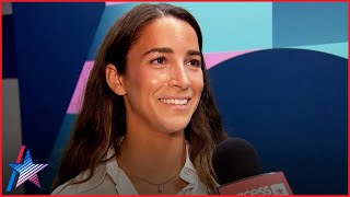 Aly Raisman Lovingly REACTS To Simone Biles Calling Her Grandma [upl. by Abbe]