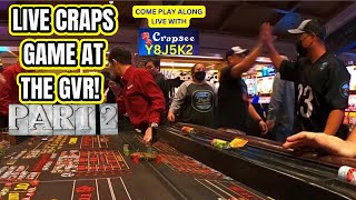 PART 2 Live Casino Craps Game at the Green Valley Ranch Resort and Casino [upl. by Attekahs]