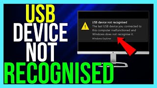 How to FIX USB Device Not Recognized 2024 METHOD [upl. by Rab130]