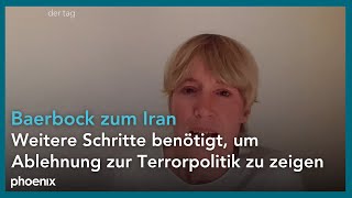 Ulrike Becker Mideast Freedom Forum Berlin zu Baerbocks Entscheidung bezüglich des Irans [upl. by Ennaihs]