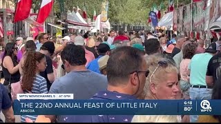 Feast of Little Italy draws big crowds in Abacoa [upl. by Adnowat]