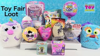 Twisty Petz LOL Surprise Disney Squishy Tsum Tsum Hatchimals Toy Fair Loot Opening  PSToyReviews [upl. by Dolores134]