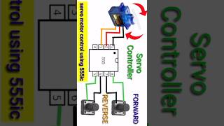 servo motor tester using 555 timer ic servo tester servomotor servo servotester [upl. by Soilisav]