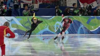 Speed Skating Men 1500M Complete Event  Vancouver 2010 [upl. by Lalise273]