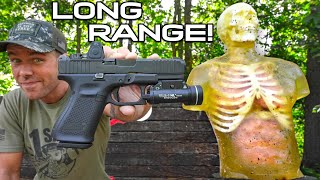 How Effective is a Pistol at 100 Yards vs TORSO [upl. by Vivyan]