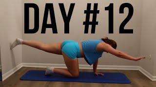 Day 12 Pilates 30 Day Workout Challenge At Home Fitness No Equipment [upl. by Gomer499]