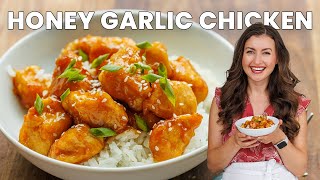 Easy Honey Garlic Chicken Stir Fry  Better Than Takeout [upl. by Fairley]