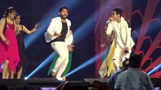 Rocking performance by ‪‎AlluArjun‬ along ‪‎Anirudh‬  SG [upl. by Chickie]