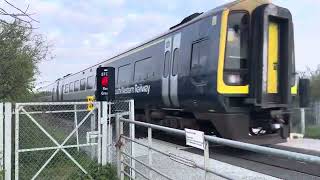 Hunts Path No2 MWL Userwork Level Crossing Dorset Sunday 21042024 [upl. by Areemas335]