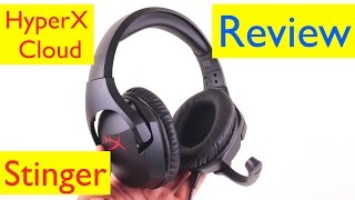 HyperX Cloud Stinger Gaming Headset Review and Mic Test [upl. by Henrique]