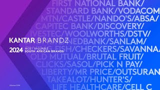 Kantar BrandZ Most Valuable South African Brands  Launch event [upl. by Ivon]