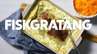 Enkelt och läckert  Fiskgratäng med krämig potatismos och dillsås [upl. by Aicilf]