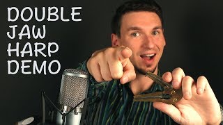 The Double Jaw Harp Demonstration Jews Harp  Matt Tastic  see how to play video [upl. by Aruasi]