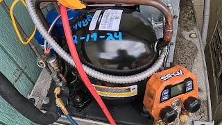 How to replace a refrigeration compressor [upl. by Helbonnah]