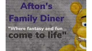 Aftons Family Diner  Main Menu Theme Full Song [upl. by Aissirac]