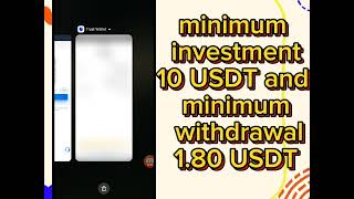 💥💯Minimum deposit 10USDT minimum withdrawal 1USDT💯 [upl. by Nirrej10]