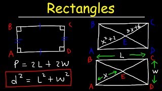 Rectangles  Properties of Parallelograms Special Quadrilaterals  Geometry [upl. by Colb]