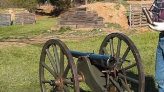 Shooting the Hotchkiss 2Pounder Mountain Gun [upl. by Senzer471]