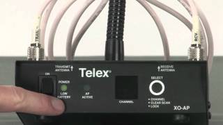 TELEX Legacy XOAP wireless intercom tutorial [upl. by Yekciv827]