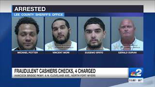 4 men arrested in massive Florida bank fraud ring [upl. by Quarta924]