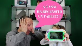 PICCOLI NERD CRESCONO A 3 ANNI HA RECENSITO UN TABLET CHICCO HAPPY TAB ITA [upl. by Leirud332]