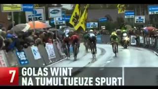 Debusschere Disqualified For Pushing Groenewegen  Kampioenschap van Vlaanderen 2015 HD [upl. by Virgina325]