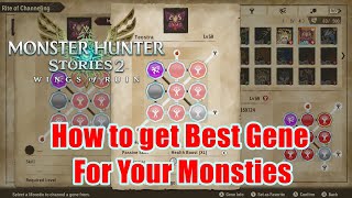 MHS2  Where to find Best Gene for Monsties Monster Hunter Stories 2 [upl. by Aielam]