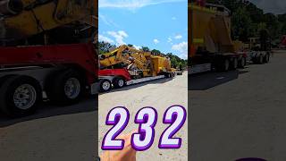 Talbert 232 Jeep  Trailer  Stinger trucking heavyhaul heavyequipment lowboy [upl. by Clarisa]