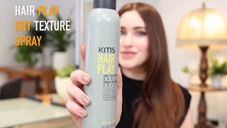 Perfect Texturizing Hairspray  KMS HAIRPLAY Dry Texture Spray [upl. by Krys]