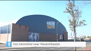 Nieuwe Haventheater in IJmuiden van Tennishal naar Theater [upl. by Eimoan]