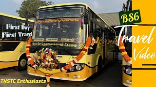 FDFT♥️ New BS6 Travel video🚍❤️  Short Travel  TNSTC ENTHUSIASTS💙 [upl. by Sabina519]