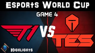 T1 vs TES Highlights Game 4 Esports Worlds Cup 2024 Finals T1 vs Top Esports by Onivia [upl. by Ainahs168]