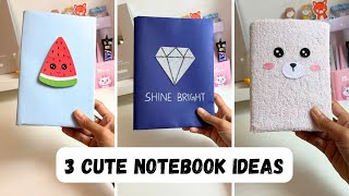 3 DIY Notebook Ideas  Back To School  Cuddle Cloud [upl. by Einon]