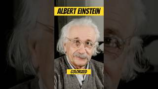 Albert Einstein in 1955 colorized ❤️ What would you say to him [upl. by Neffets]