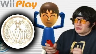 So I tried Speedrunning ALL Platinum Medals Wii Play [upl. by Asylem684]