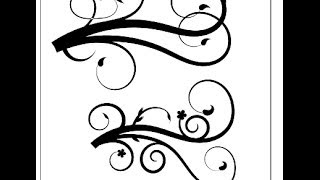 How to make Flourish designs in Inkscape [upl. by Selrhc]