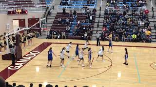 2019 3A State Girls Basketball Playoffs 8 Chinle Wildcats vs 9 Snowflake Lady Lobos [upl. by Inaffit]