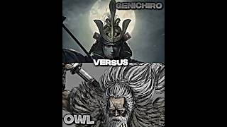 SekiroOwl vs Genichiro fromsoftware fyp sekiroshadowsdietwice [upl. by Annay]