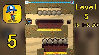 Mine Rescue  Gameplay Walkthrough Part 5 Level 5 51  520   Tutorial [upl. by Oribelle283]